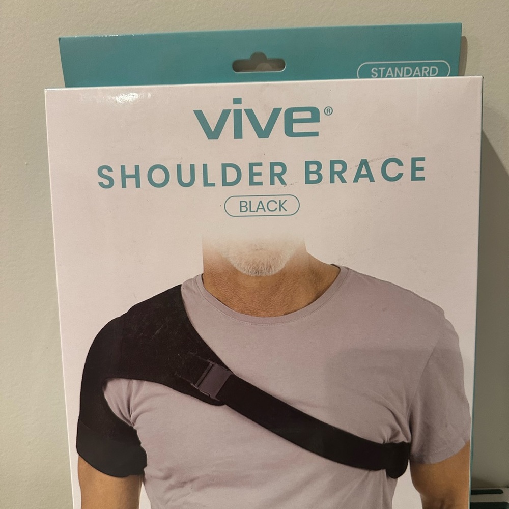 💪 Vive Health Shoulder Brace – Black (Standard) – NEW in Box